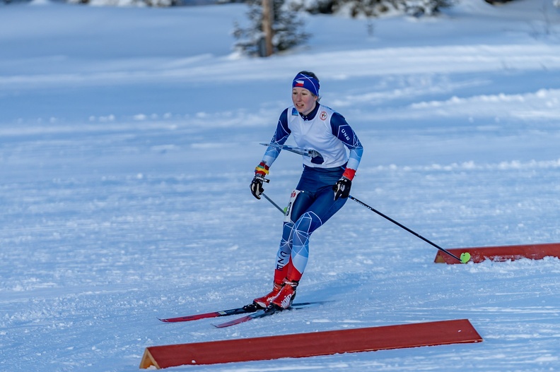 1. kolo SP Norsko, Sprint 10. 1. 2025, Anežka Hlaváčová