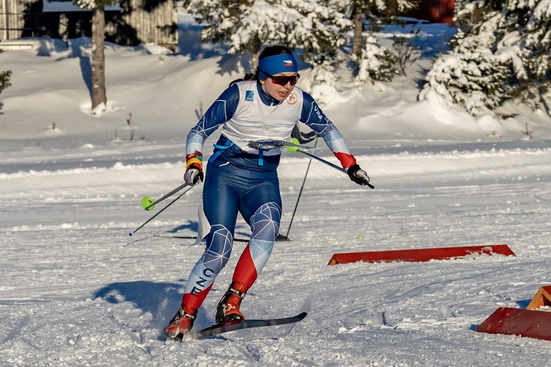 1. kolo SP Norsko, Sprint 10. 1. 2025, Tereza Pecková