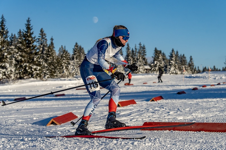 1. kolo SP Norsko, Sprint 10. 1. 2025, Markéta Kodejšová